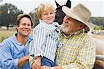 Portrait of Grandfather, Father and Son