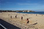 People Playing volleyball, Bondi Beach, Sydney, Australia