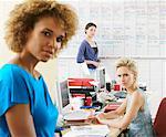 Group Of Women Working In Office