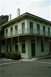 Corner of a building on the street, New Orleans, Louisiana, USA