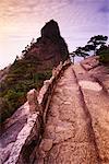 Footpath, Mount Huangshan, Anhui Province, China
