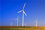 Wind Turbines, Saxony, Germany