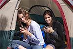 Portrait of Women in Tent