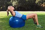 Woman Exercising Outdoors