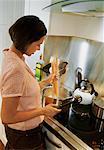 Woman Making Pasta