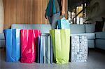 Woman Surrounded By shopping Bags