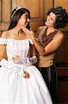Mother and Daughter Celebrating Quinceanera