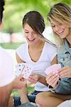 Group of Friends Playing Cards