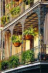 Close Up of Balconies, New Orleans, USA