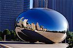 Cloud Gate Sculpture, Chicago, Illinois, USA