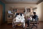 Pregnant Couple in Hospital