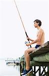 Man Holding Fishing Rod