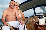 Portrait of Couple on Yacht