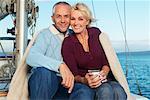 Portrait de Couple sur le Yacht