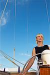 Woman on Yacht