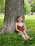 Portrait of Girl Outdoors