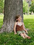 Portrait of Girl Outdoors