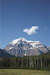 Mont Robson, le Parc Provincial du Mont Robson, en Colombie-Britannique, Canada