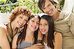 Portrait of Family Outdoors