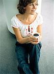 Woman Holding Coffee Mug