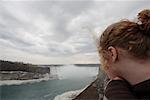 Portrait of Girl by Niagara Falls