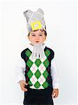 Boy Playing Dress-Up