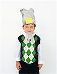 Boy Playing Dress-Up