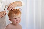 Toddler Having Haircut