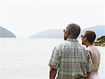 Couple Looking over Water