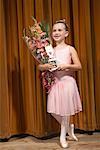 Ballerina Accepting Award