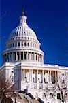 Facade of a government building, Capitol Building, Washington DC, USA