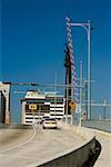 Taxi on a highway, Miami, Florida USA