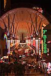 High angle view of people at a market, Las Vegas, Nevada, USA