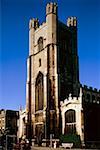 Side view of St Mary the Great in Cambridge, England