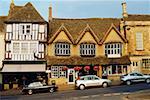 Front view of row houses, Burford England