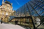 View of the Louvre Museum in Paris, France