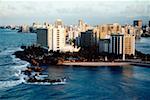 Paysage urbain le long de la mer, Porto Rico