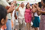 Couple Dancing at Family Gathering