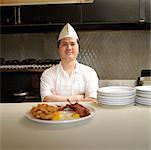 Portrait of Chef at Diner