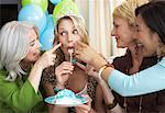 Women Celebrating Birthday