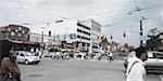 Busy Intersection in Chinatown, Toronto, Canada