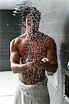 Man in Shower