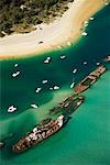 Aerial View, Moreton Island, Queensland, Australia