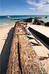 Shipwreck, Moreton Island, Queensland, Australia