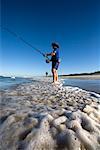 Fisherman, Moreton Island, Queensland, Australia