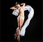 Woman Jumping in Air