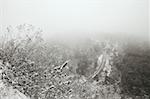 High angle view of a fortified wall, Great Wall Of China, China