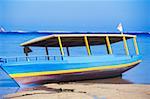 Bateau sur le manteau, Bali, Indonésie