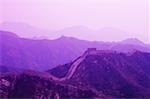 High angle view of a surrounding wall, Great Wall Of China, China