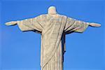 Rear view of a statue, Christ the Redeemer Statue, Rio De Janeiro, Brazil